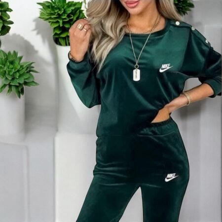 Dres damski welurowy